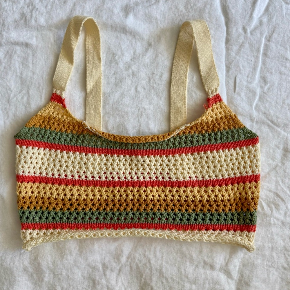 O'Neill Multicolor Crochet Top